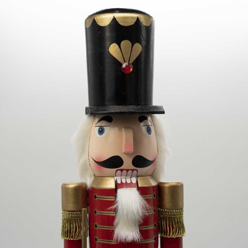 Schiaccianoci Natalizio in Uniforme con Fucile H.60 cm