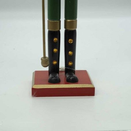 Schiaccianoci Natalizio in Uniforme con Corona e Scettro H.60 cm