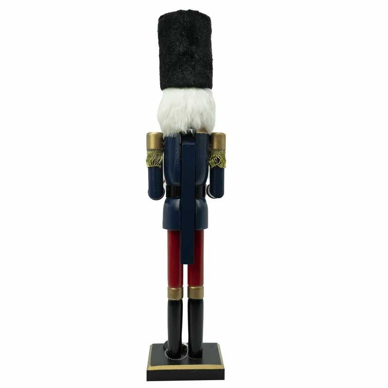 Schiaccianoci Natalizio in Uniforme con Tamburo H.60 cm
