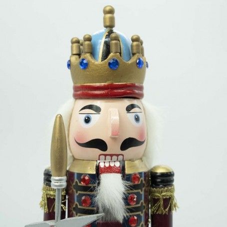 Schiaccianoci Natalizio in Uniforme con CoronaH.38 cm