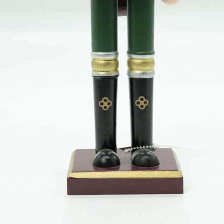 Schiaccianoci Natalizio in Uniforme con Corona e Spada H.38 cm