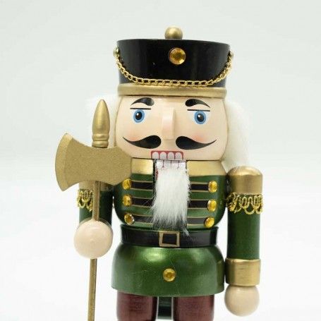 Schiaccianoci di Natale in Uniforme con Ascia H.23 cm