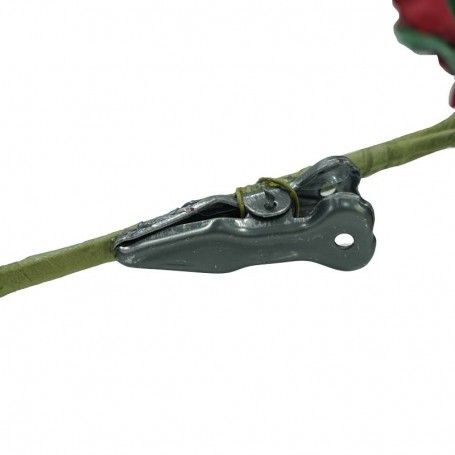 Rosa Rossa con Clip D.15 cm