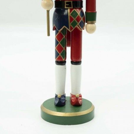 Schiaccianoci Natalizio in Legno con Cappello Jolly H.36 cm