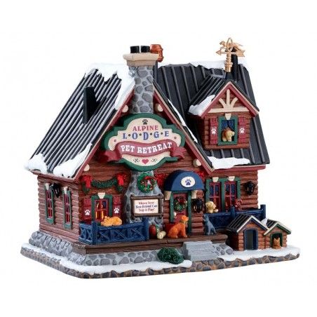 Alpine Lodge Pet Retreat B/O Led - Lemax 75255