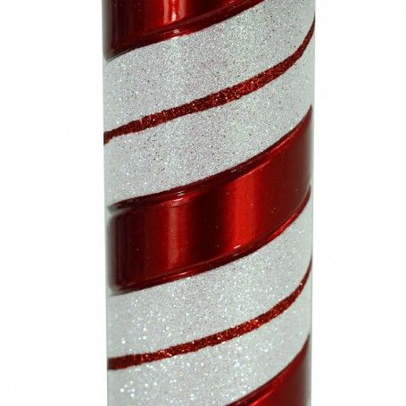 Bastoncino Natalizio Rosso e Bianco H.60 cm