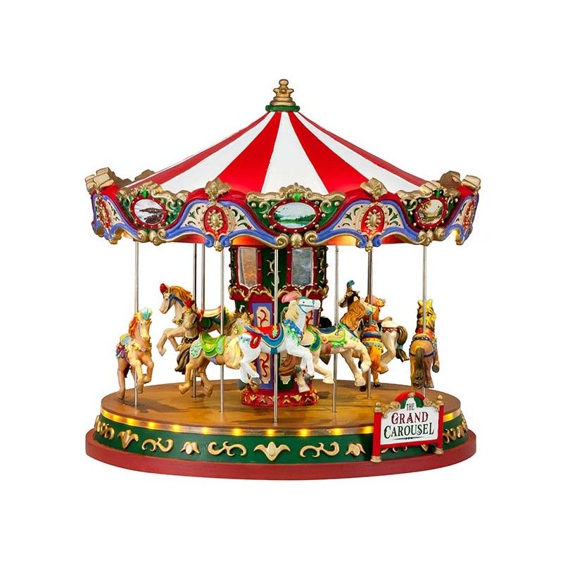 The Grand Carousel con Alimentatore 4.5V - Lemax 84349