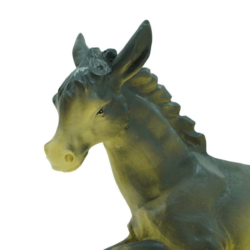 Natività in Poliresina e Tessuto 8 Pz. H.33 cm