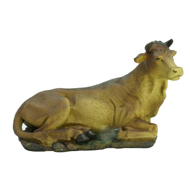 Natività in Poliresina e Tessuto 8 Pz. H.40 cm