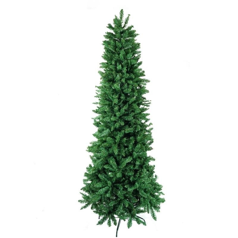 Albero di Natale Abete Verde in Pvc H.150/240 cm Apertura ad Ombrello - Alpino