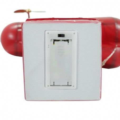 Dirigibile Natalizio con Babbo Natale H.42 cm