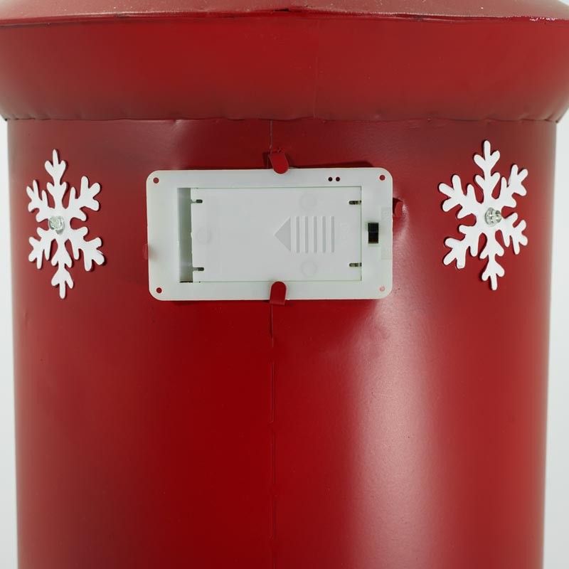 Cassetta Postale Natalizia con Luci Led H.122 cm
