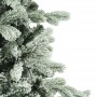 Albero di Natale Slim Innevato in Pe+Pvc H.150/240 cm con Apertura ad Ombrello - Fauno