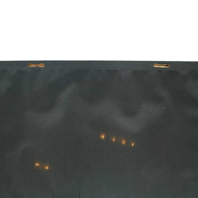 Quadro Natalizio Luminoso con 6 Luci Led e 25 Fibre Ottiche