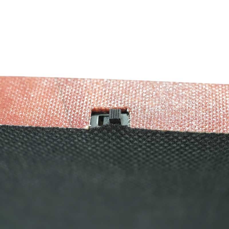 Quadro Natalizio Luminoso con 1 Luce Led e 40 Fibre Ottiche