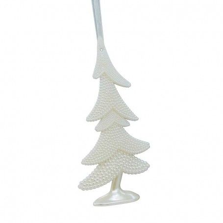 Alberello Natalizio Bianco Perlato H.15 cm