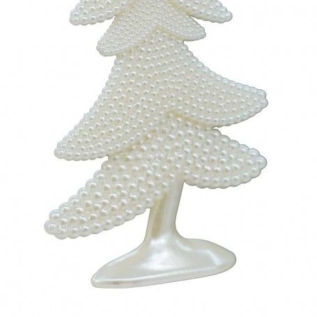 Alberello Natalizio Bianco Perlato H.15 cm