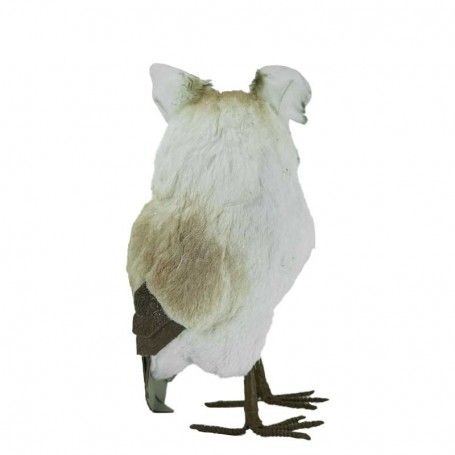 Gufo Natalizio Grigio H.30 cm
