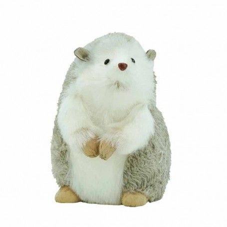 Riccio Natalizio Bianco e Grigio H.23 cm