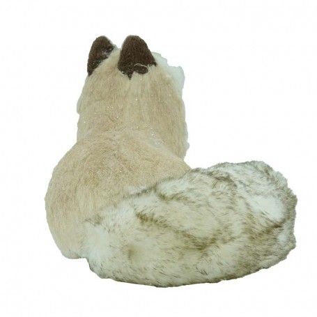 Volpe Marrone e Beige H.19 cm