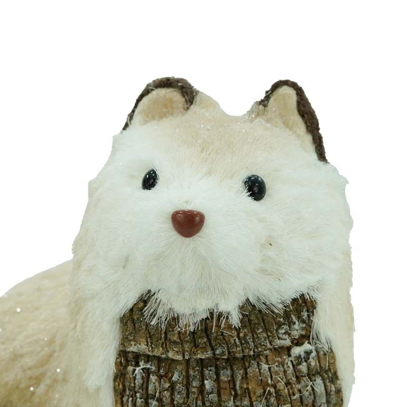 Volpe Marrone e Beige H.19 cm