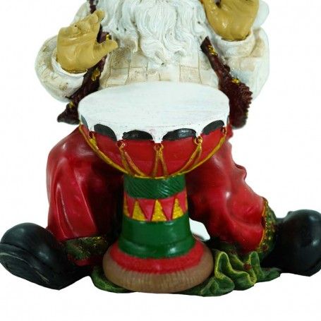 Babbo Natale con Bonghetto in Resina H.20 cm