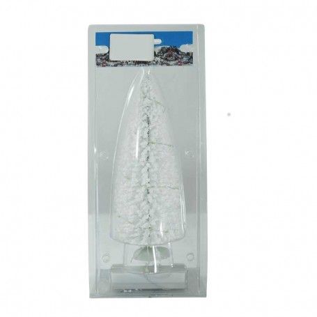 Alberello Natalizio Bianco in Pvc con Luci Led Calde