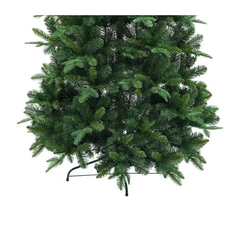 Albero di Natale a Parete Verde H.210 cm in Pe+Pvc con Apertura ad Ombrello - Marte