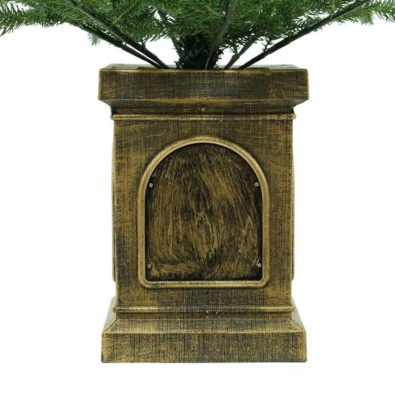 Albero di Natale Verde con Vaso H.120 cm in Pe