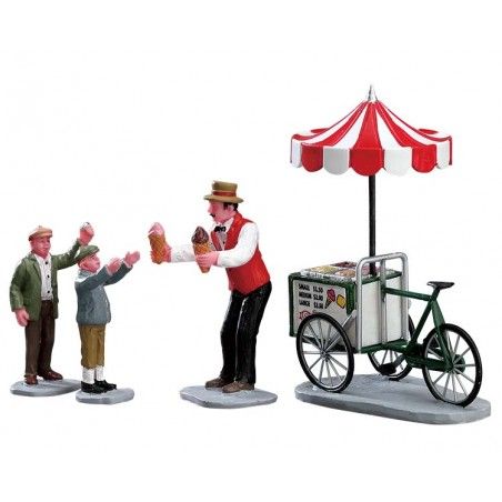 Gelato Cart Set of 4 - Lemax 32139
