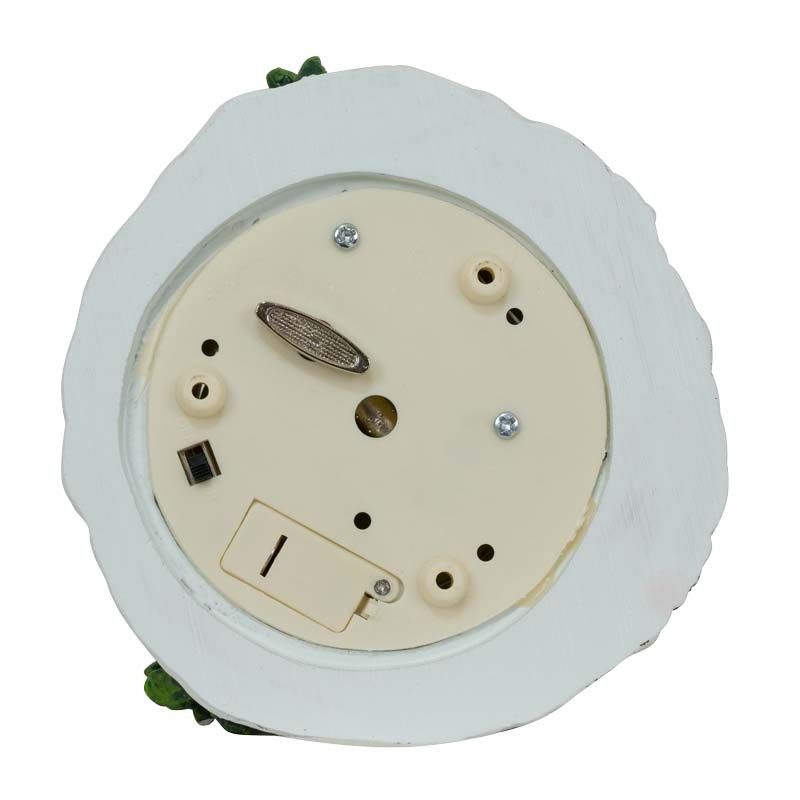 Carillon Natalizio con Babbo Natale Musica e Luci Led H.14,5 cm