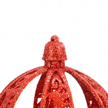 Palle di Natale Glitterate D.10 cm Conf. da 3 Pz