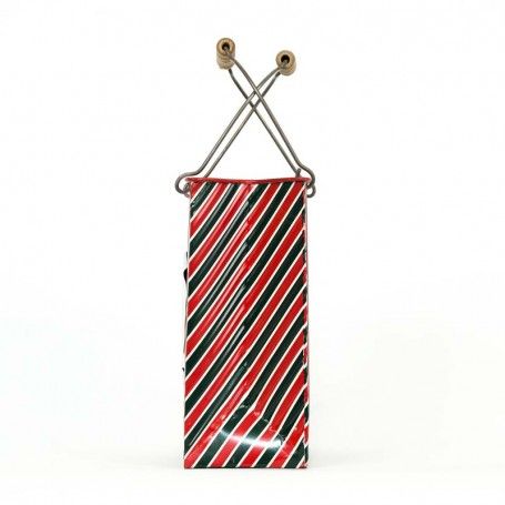 Busta Natalizia in Latta con Manici H.24 cm