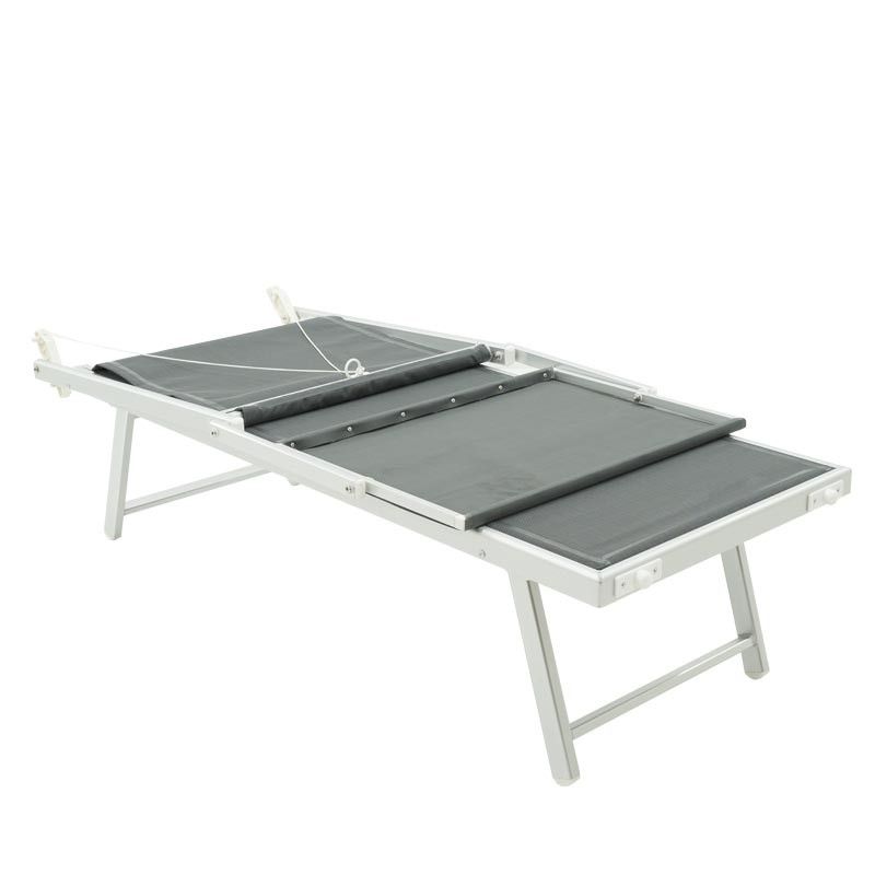 Lettino Prendisole da Giardino in Alluminio Antracite | Simba