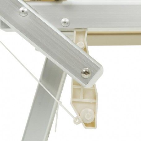 Lettino Prendisole da Giardino in Alluminio Taupe | Simba