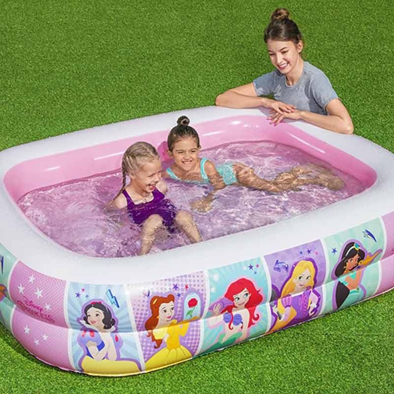 Piscina Gonfiabile Principesse Disney 200x146x48 cm - Bestway 91056