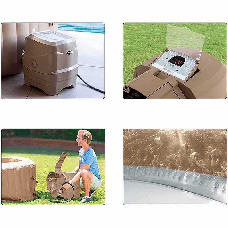 Spa Idromassaggio gonfiabile | 4 posti, 196cm x 71cm - Intex 28426