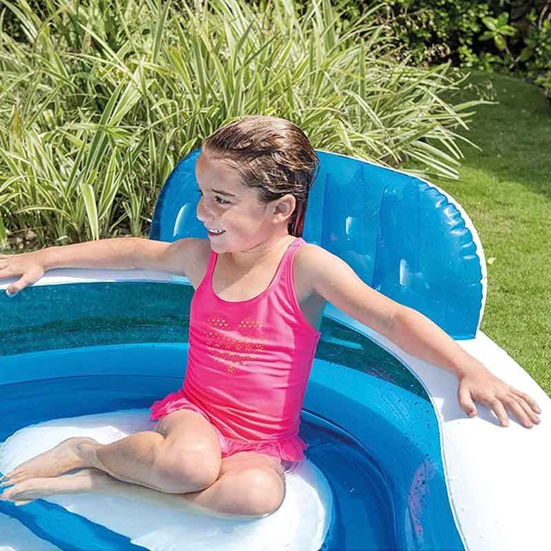 Piscina Gonfiabile con 4 Sedili 229x229x66 cm - Intex 56475