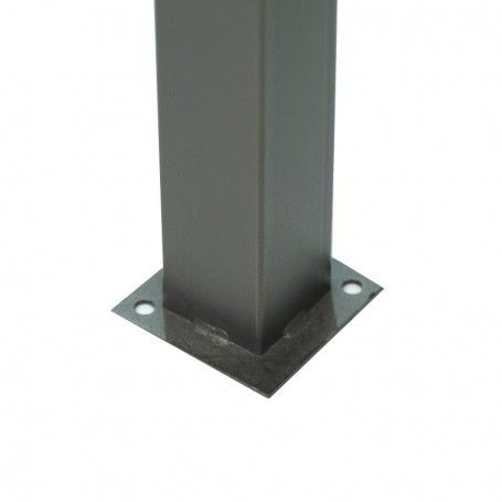 Dondolo Gazebo da Giardino con Zanzariera in Acciaio Beige