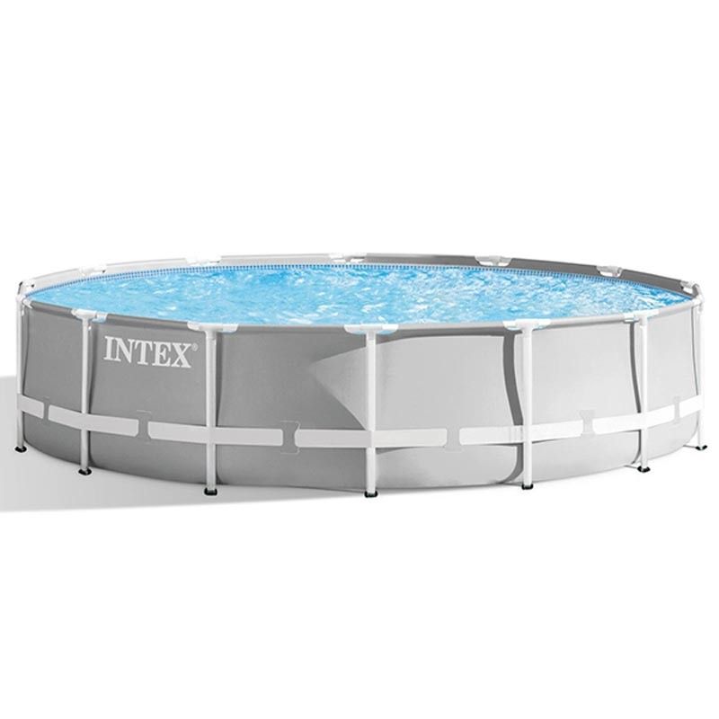 Piscina Prisma Frame D.427xH.107cm Fuori Terra con Filtro a Cartuccia - Intex 26720