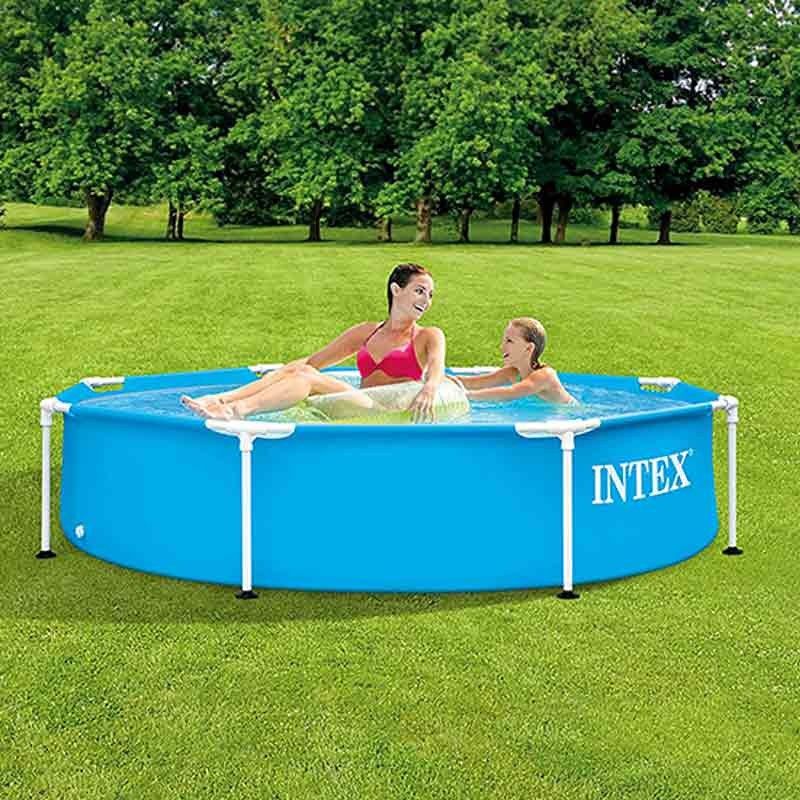 Piscina Metal Frame D.244xH.51 cm Fuori Terra - Intex 28205