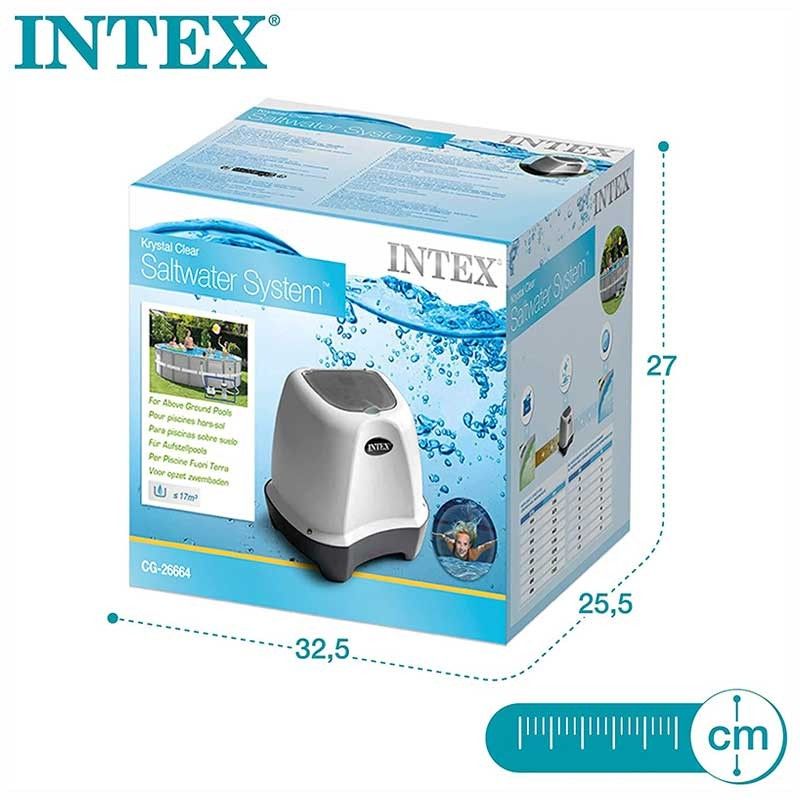 Clorinatore, Ecosterilizzatore Salino per Piscine fino a 17 m3 - Intex 26664