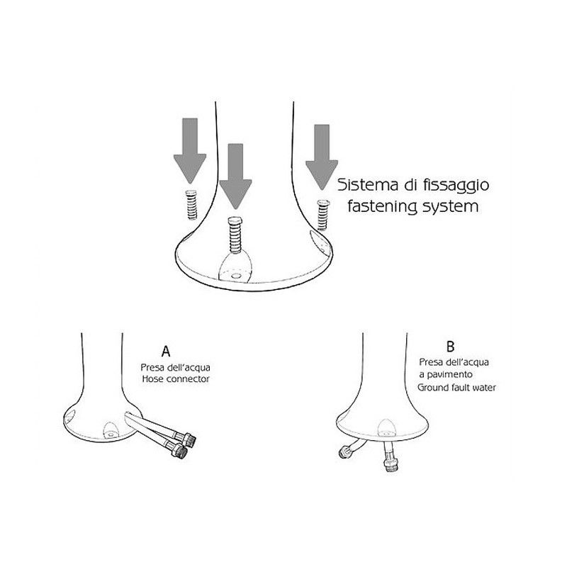 Doccia Tradizionale Funny Yin 2 Colori - Arkema
