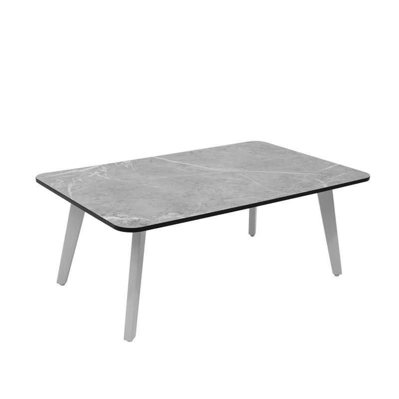 Set Divano da Giardino in Alluminio e Corde - Lipari Bianco e Grigio