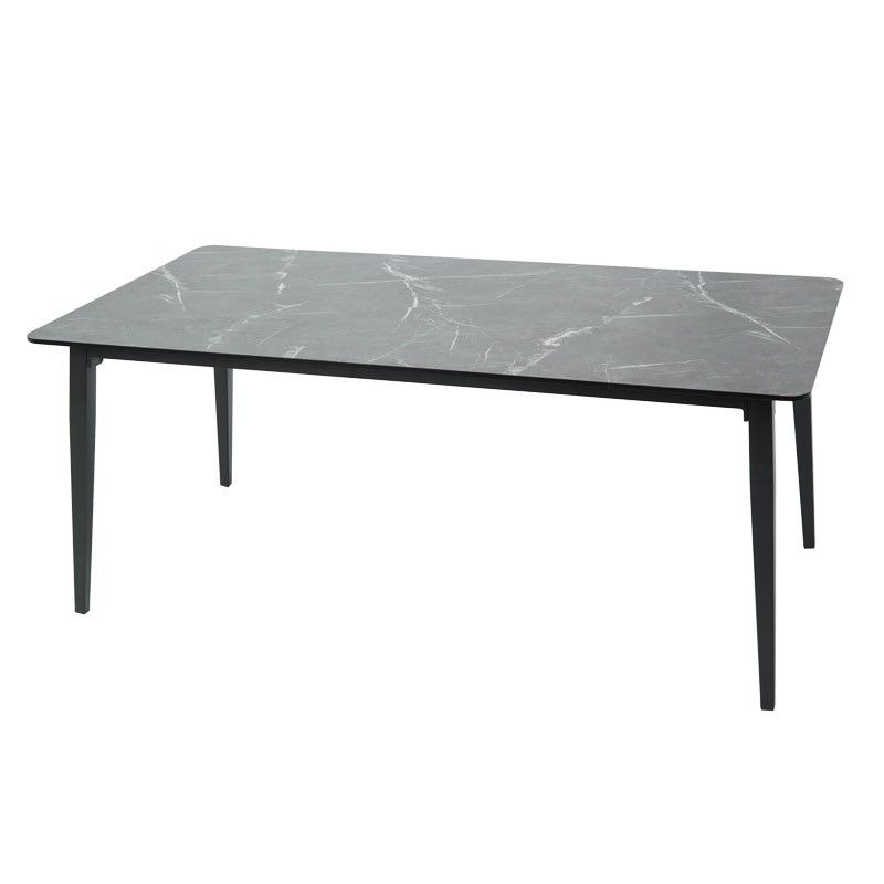 Tavolo Rettangolare per Esterni in Alluminio Antracite | Panarea