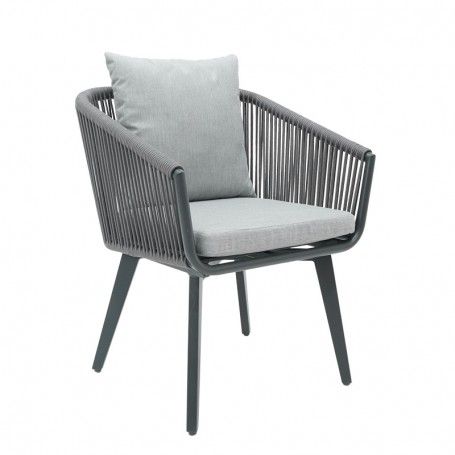 Tavolo Rettangolare per Esterni in Alluminio Antracite | Panarea