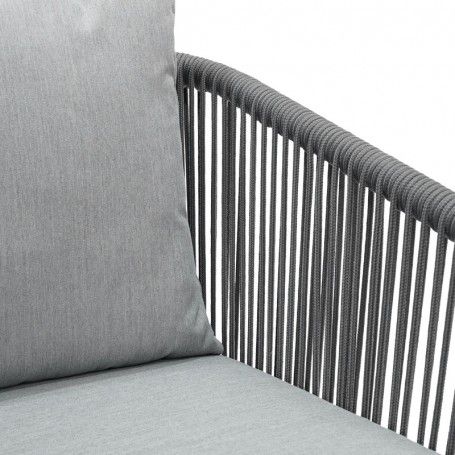 Tavolo Rettangolare per Esterni in Alluminio Antracite | Panarea