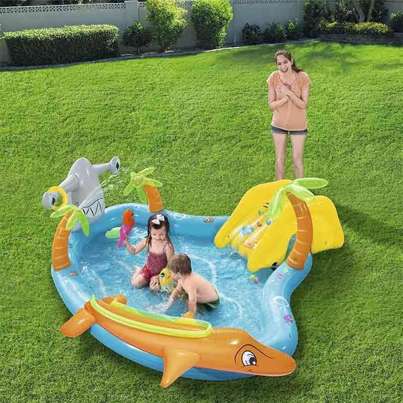 Piscina Gonfiabile Play Center Sea Life 280x257x87 cm - Bestway 53067