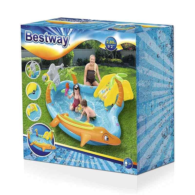 Piscina Gonfiabile Play Center Sea Life 280x257x87 cm - Bestway 53067