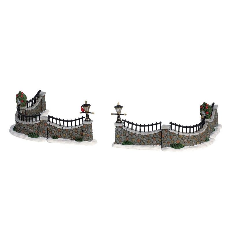 Stone Wall Set Of 6 - Lemax 63576